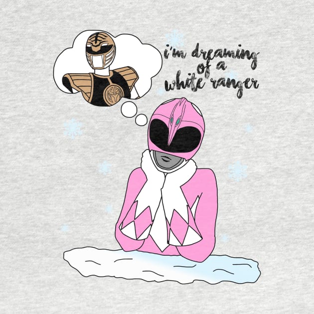 Power Rangers "Dreaming of a White Ranger" Design by SimplePeteDoodles